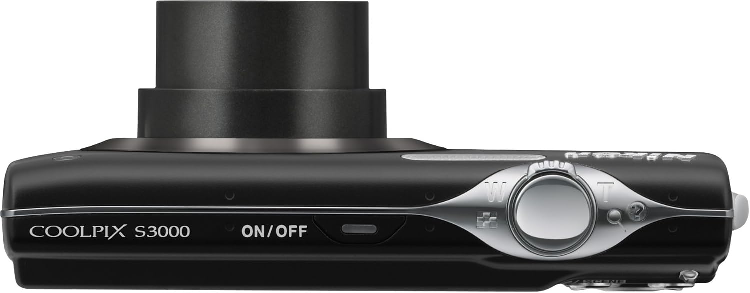 Nikon Coolpix S3000 12.0MP Digital Camera with 4x Optical Vibration Reduction (VR) Zoom and 2.7-Inch LCD (Black)