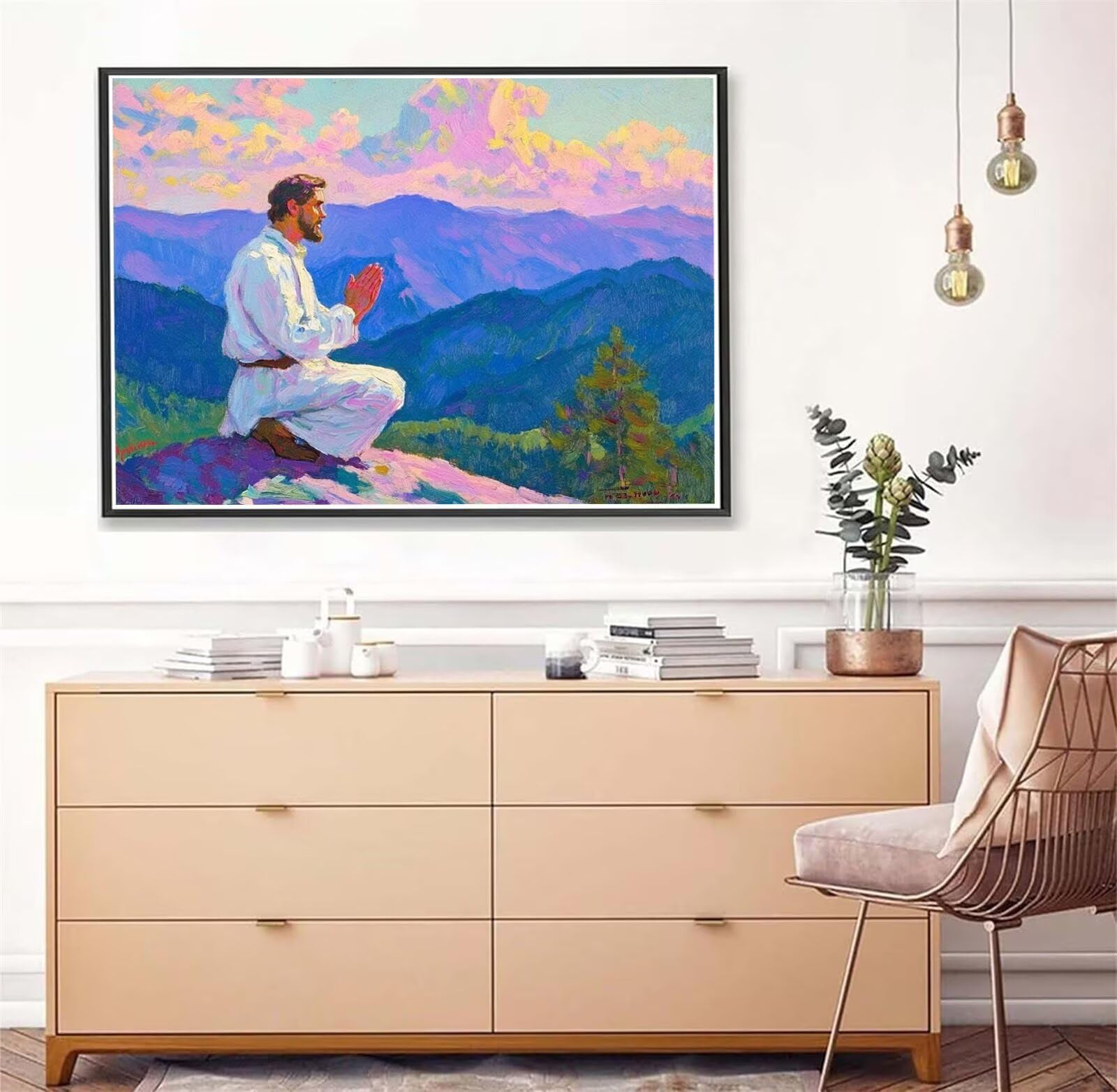 Man Mountains Diamentowa sztuka, zestawy artystyczne dla dorosłych, 5D, pełne wiercenie, haft krzyżykowy, rękodzieło dla dorosłych, dekoracje świąteczne, hobby dla dorosłych kobiet, prezenty do