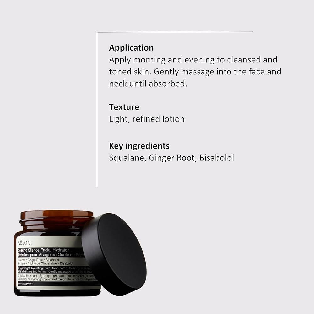 フェイスクリーム Aesop Seeking Silence Hydrator 60mL Seeking Silence Facial Hydrator | Aesop