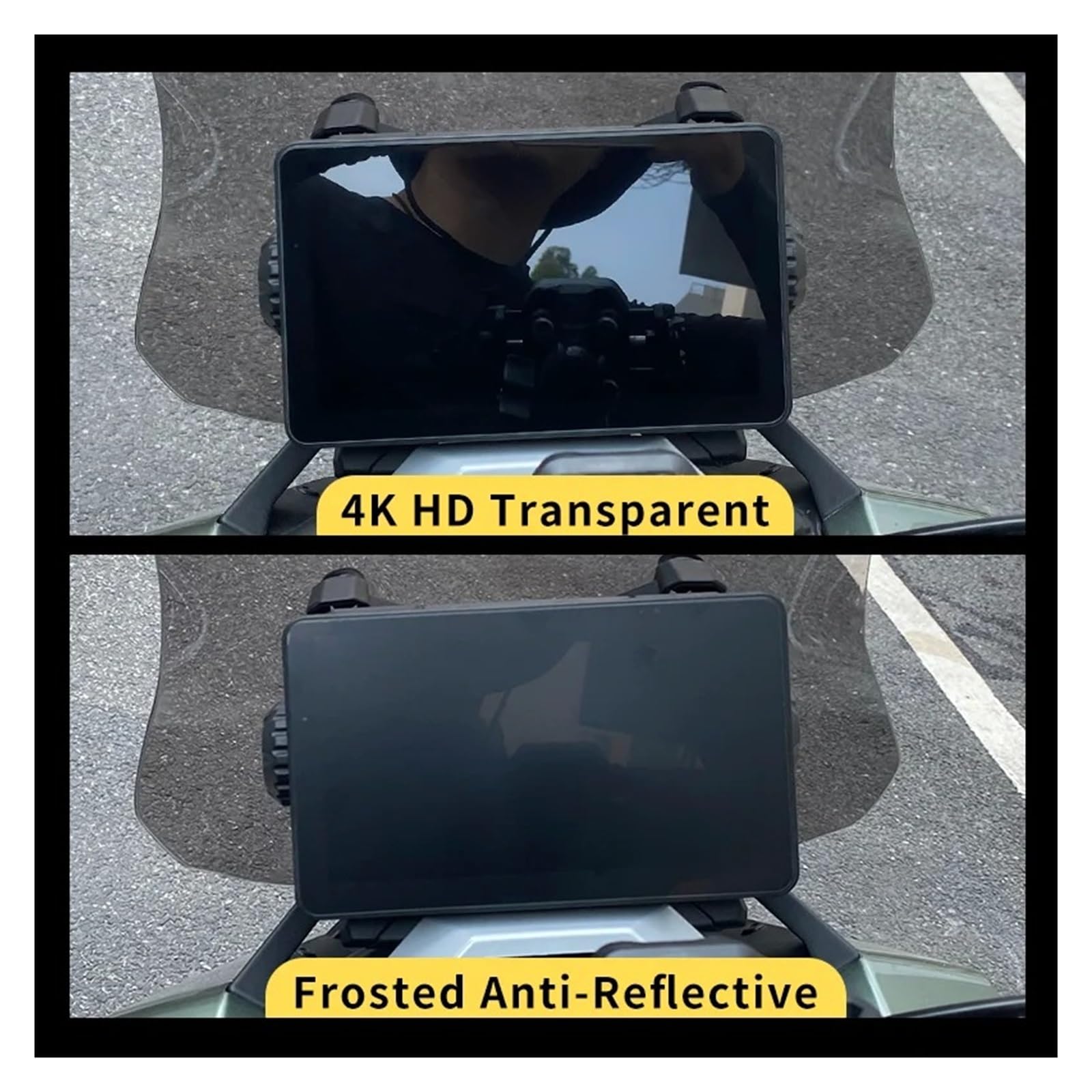 Cruscotto Proteggi Per Zontes 368G Pellicola Protettiva Vetro Temperato Cruscotto Moto Antiriflesso HD Trasparente Resistente Graffi(4KHD)