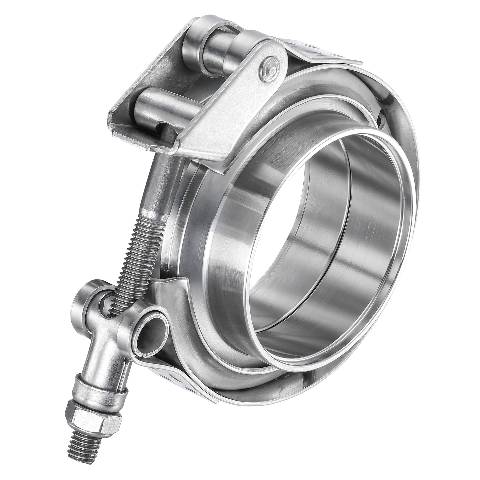 1pc 1.5inch 304 Stainless Steel Quick release Exhaust V Band Clamp kit with Female Male Flange-image-15