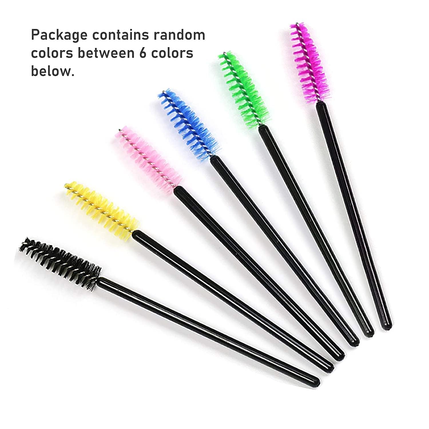 COSLUXE Disposable Mascara Brushes,30 Pcs Eyelash Brushes Mascara Wands Applicator Eyelash Extensions Makeup Tools Eyebrow Brush - Image 7 thumbnail