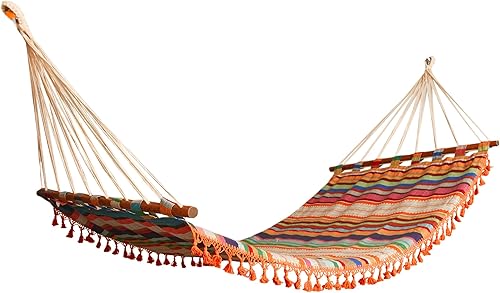 Hamaca, tejida a mano, multicolor, fabricada en México por Verve CULTURE