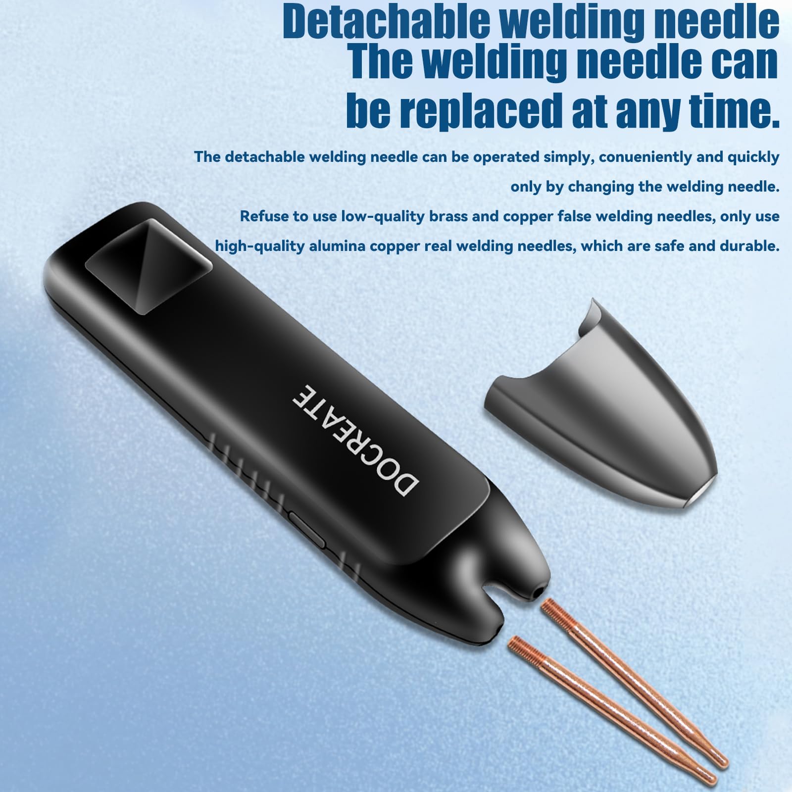 Soudeuse par Point Portable avec Batterie, 99 Niveaux, Modes Automatique/Manuel pour Batterie 18650, DIY