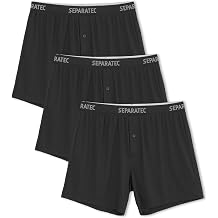 Separatec Mens Boxer Shorts Breathable Quick Dry Mesh Boxers for Men Moisture Wicking Soft Loose Fit Mens Underwear 3 Pack