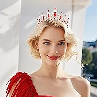 Vista 185 de Kamirola - Corona de reina y tiaras corona de princesa para mujeres y niñas, diademas de cristal para novia, princesa para bodas y fiestas (01)