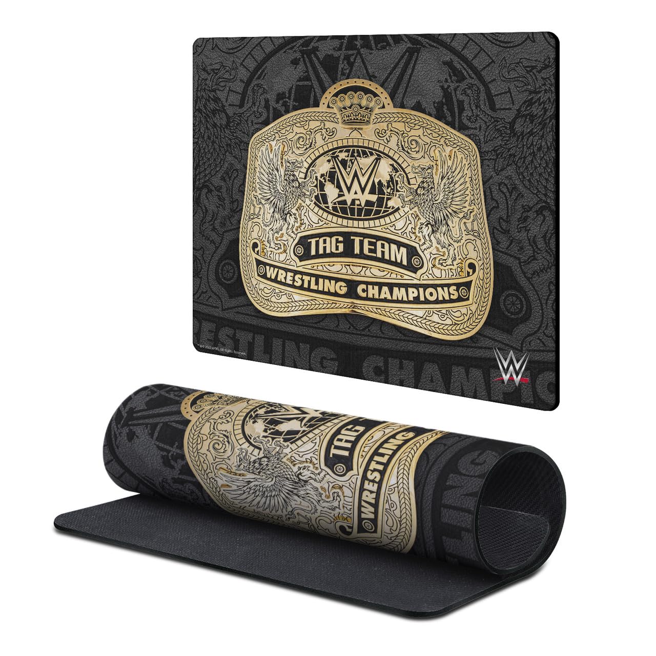 Head Case Designs Officially Licensed WWE Tag Team Wrestling Championship Title Belts 9.84 x 11.81 x 0.12 inches (250 x 300 mm) - S Gaming Office Desk PC Keyboard Mouse Mat Pad