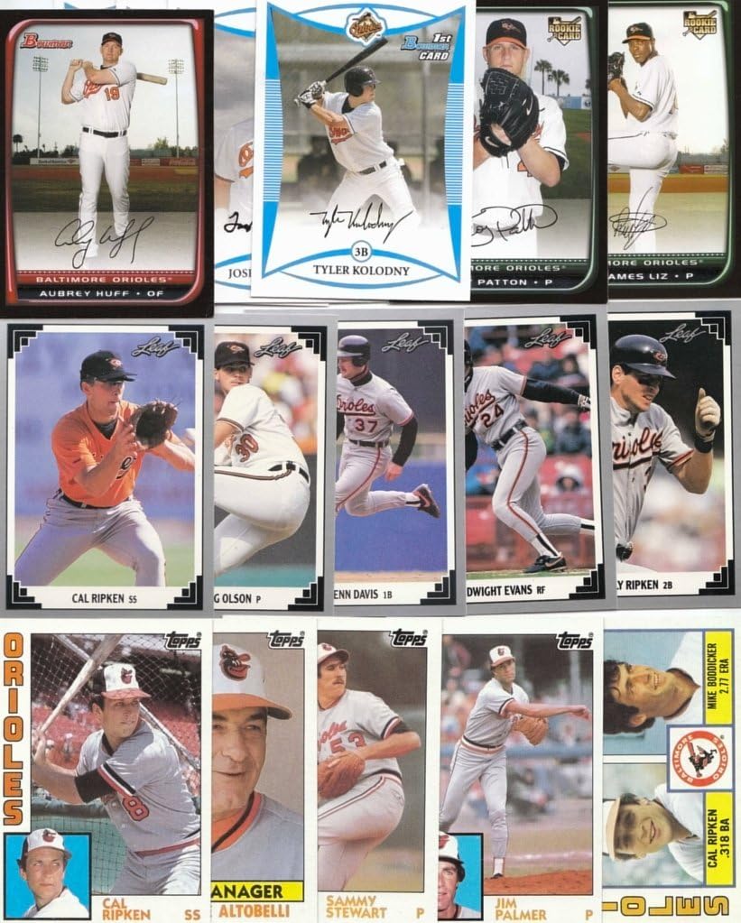 Baltimore Orioles / 1000 Orioles Baseball Cards - All Different with 2025 Topps! Adley Rutschman, Gunnar Henderson, Cal Ripken! Mike Mussina! Includes Topps, Bowman, Upper Deck and more!