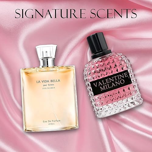 Miniatura 5 de Valentine Milano - Conjunto de perfume para mujer y La Vida Bella, 3.4 onzas, fragancias de larga duración, paquete de 2