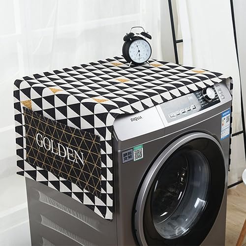 Miniatura 6 de Cubierta protectora para el polvo de la nevera, decoración de cocina, cubierta universal para el protector solar con bolsa de almacenamiento para