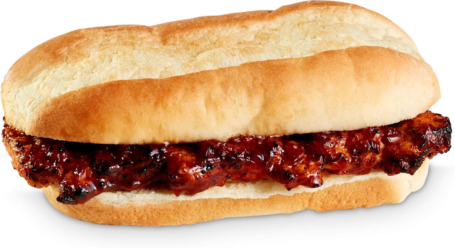 Landshire Barbeque Pork Rib Sandwich, 6.5 Ounce -- 14 per case.