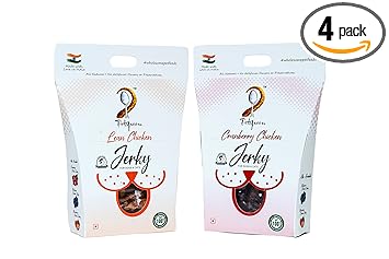 Petspoon, All Natural Human-Grade Pet Treats for (Dogs and Cats), Lean & Cranberry Chicken Flavor ( Pack of 2 Each Combo ) ( 2 Lean Chicken & 2 Cranberry)