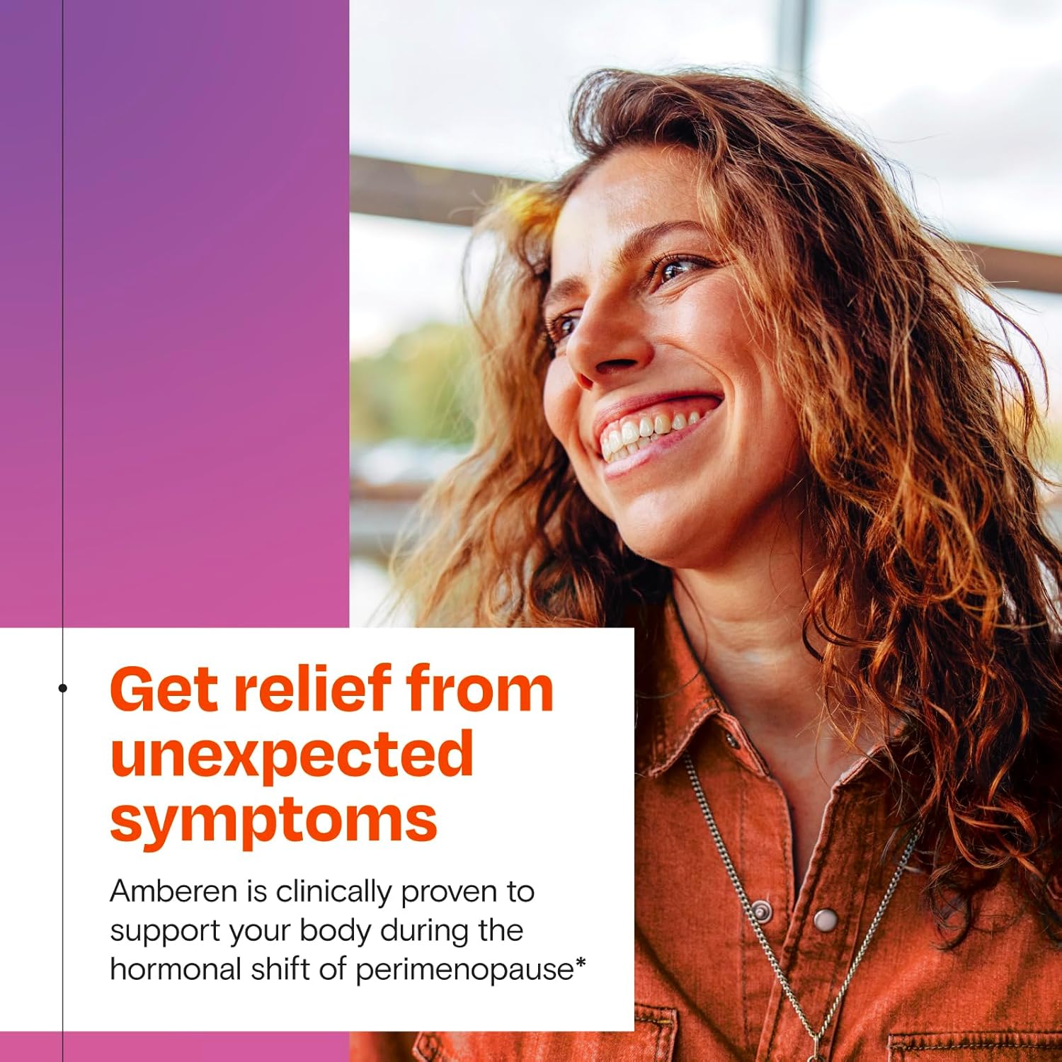 Amberen Perimenopause, Peri-Menopause Multi-Symptom Relief, Vitamin B, Vitamin E & Antioxidants Supplement, Clinically Shown to Help Support Hormone Balance, Hot Flashes & Night Sweats, 60 Count - Image 4