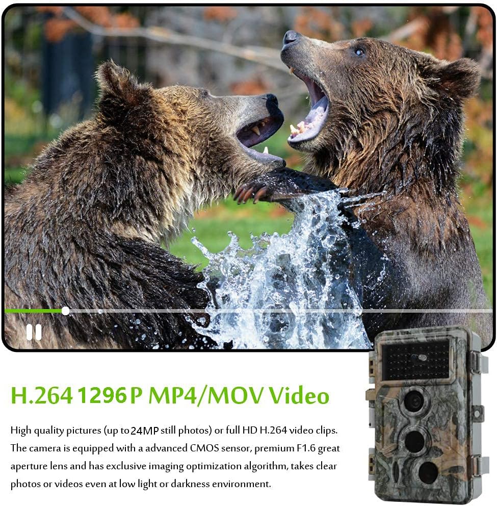 Featured Product Folgtek 3PCS Trail Camera 24MP 1296P HD Video with No-Glowing Night Vision Motion Detection 120° Wide Angle for Farm Security Creative Product Folgtek 3PCS Trail Camera 24MP 1296P HD Video with No-Glowing Night Vision Motion Detection 120° Wide Angle for Farm Security