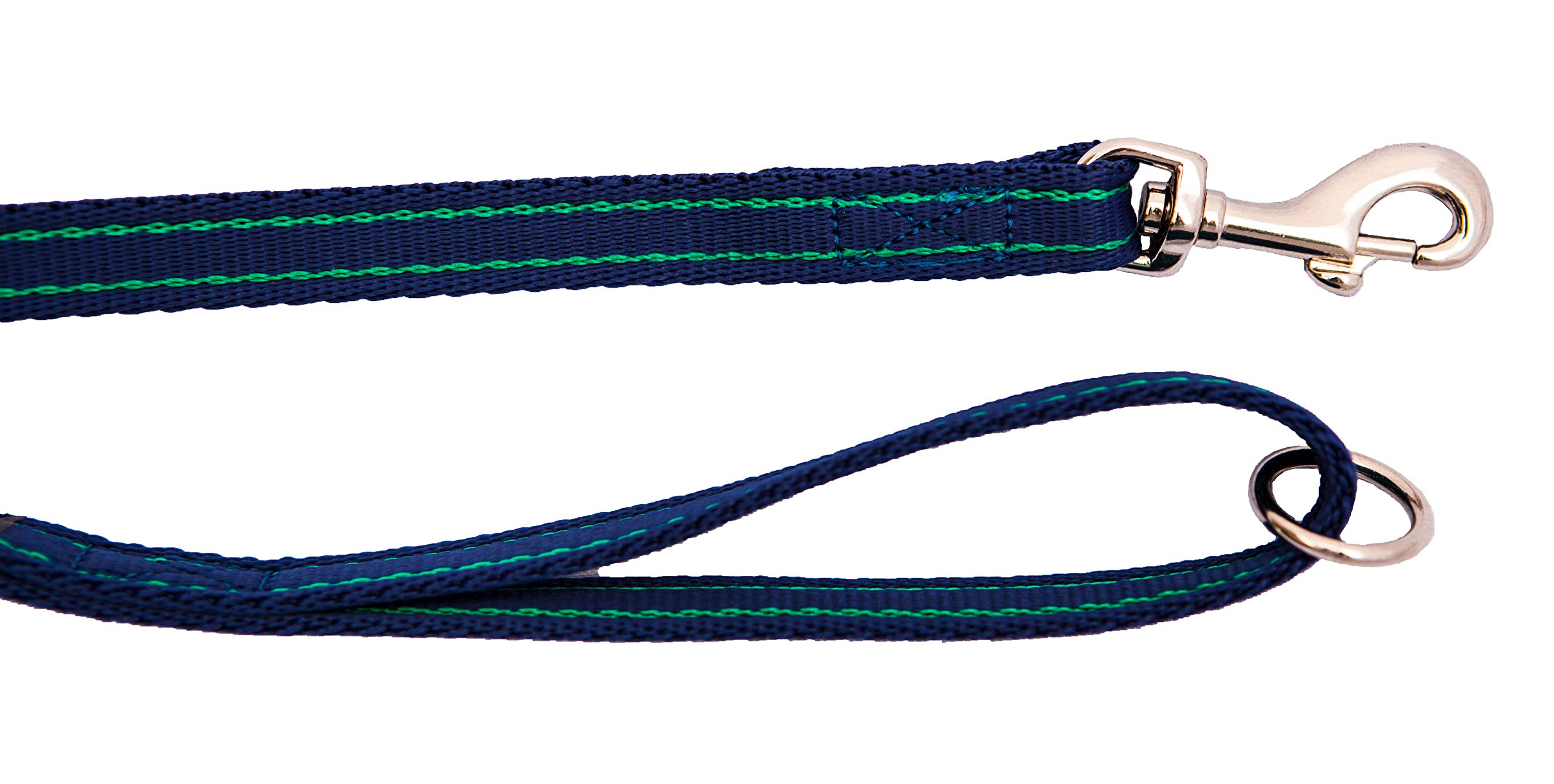 Gencon Clip Lead for Dogs | Training Lead | Trigger Clip | UK Made | Navy/Jade