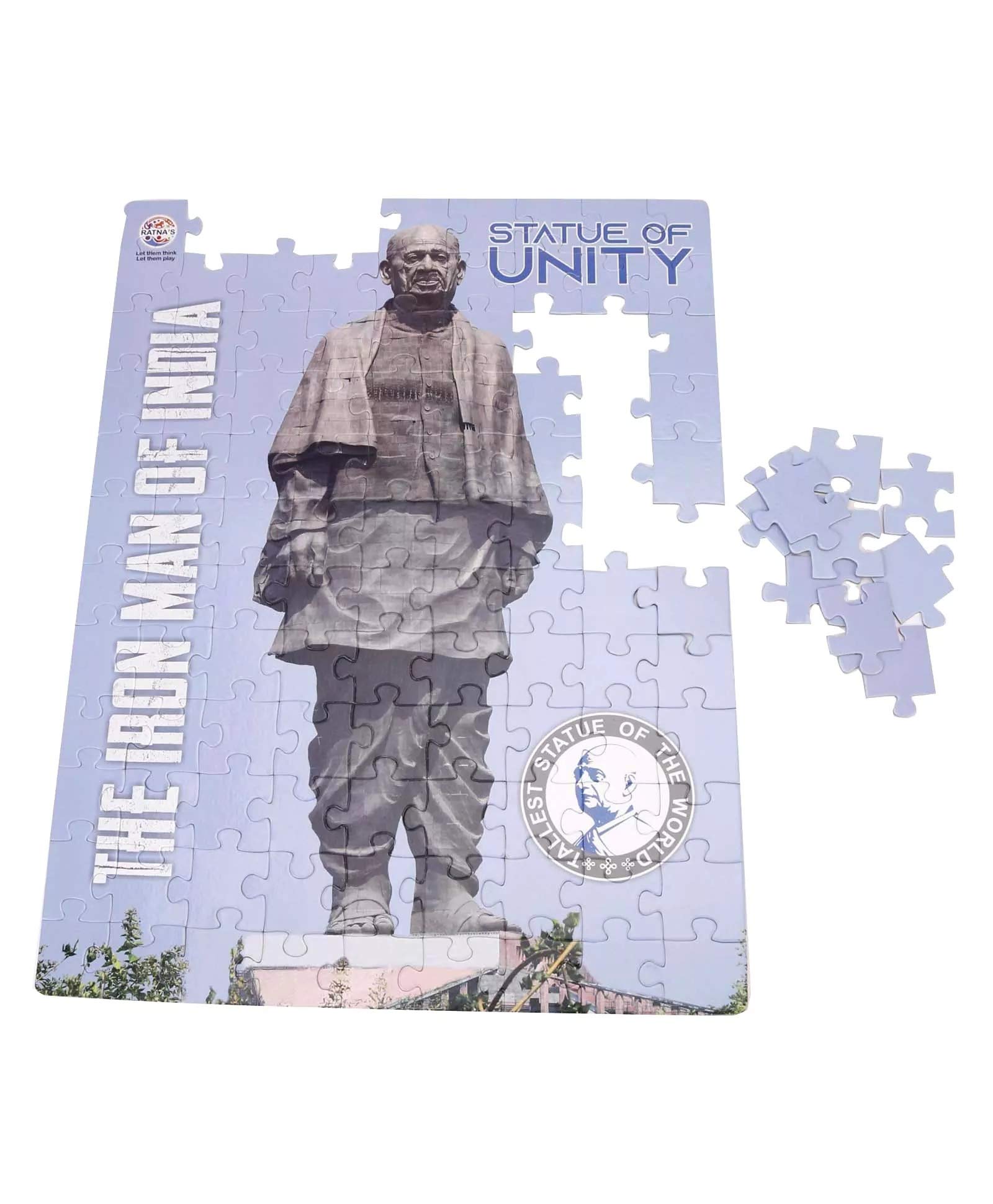 Statue of Unity 108 Pieces Jigsaw Puzzle with 12 Pages Information Booklet About SHRI VALLABHBHAI Patel - Image 4 thumbnail