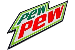 Pew Pew Creative Humor Military Tactical Morale Patch: Gear Up with Tactical Humor