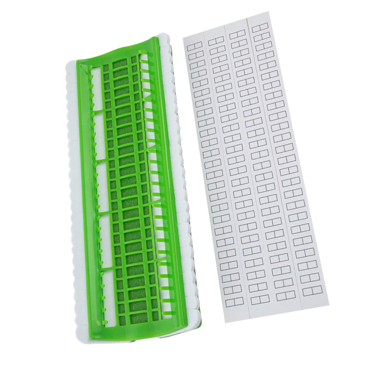 Organisateur Fil à Broder 50 Positions - Avec 4 Cartes Codées, Porte-Bobines, Range-Aiguilles - Point De Croix