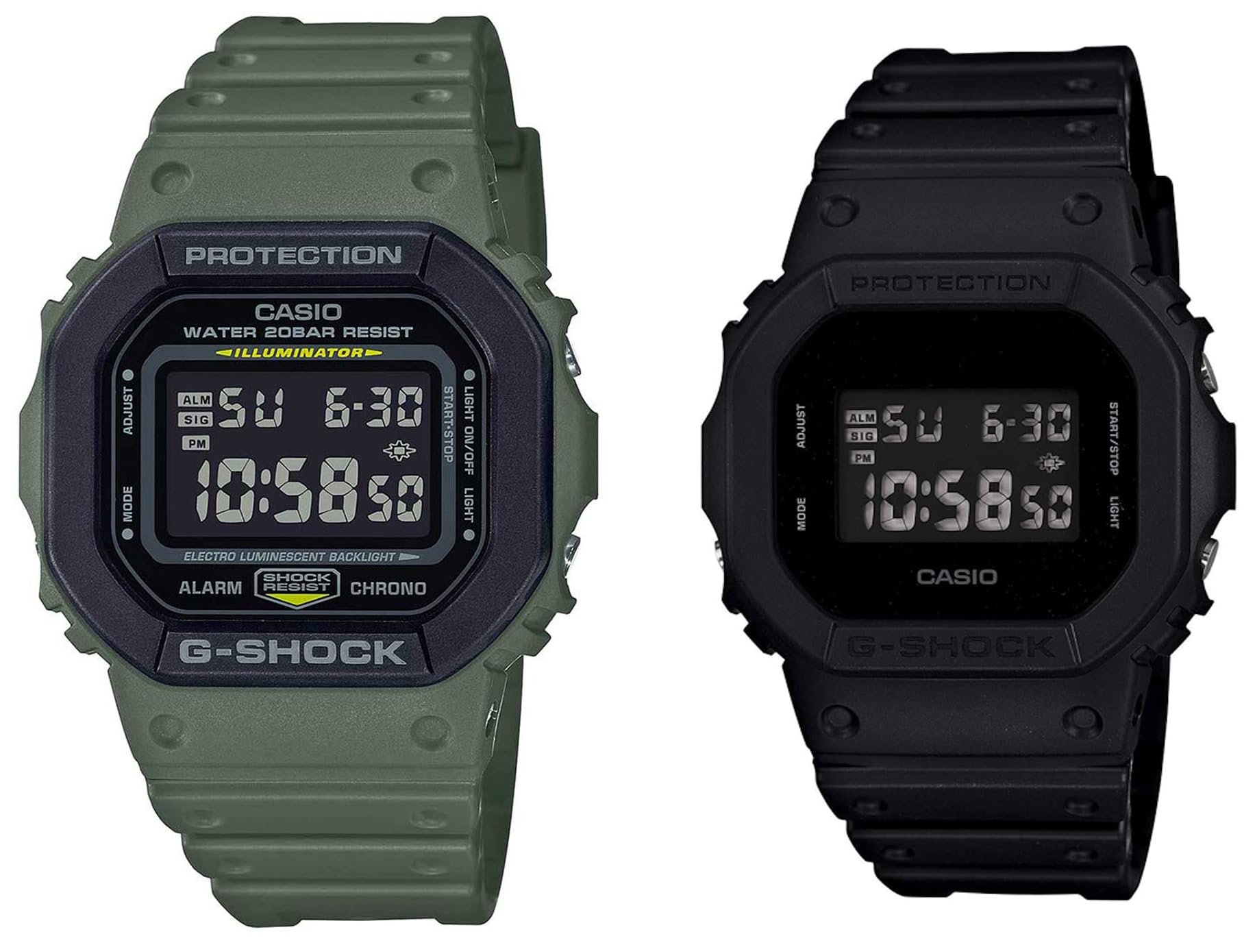 Casio G-Shock Digital Black Dial Unisexs Watch-DW-5610SU-3DR (G1015) (B088F8TLX8) Amazon Price History, Amazon Price Tracker