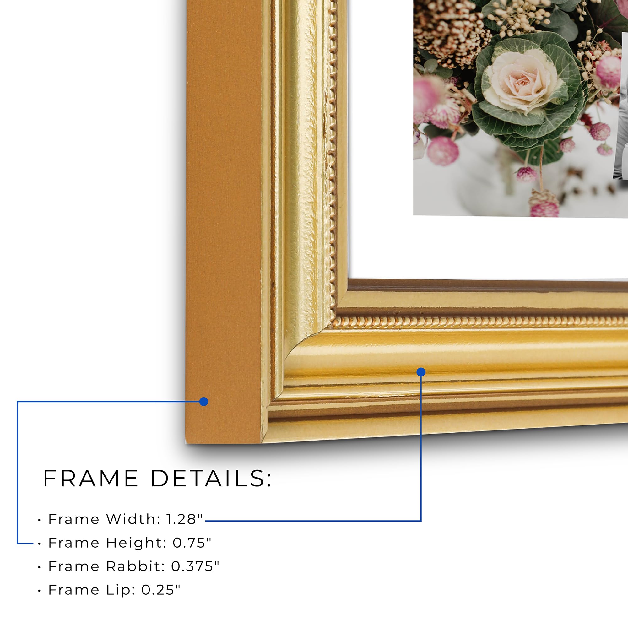Amazon.com - ArtToFrames 27.6x19.7 INCH/70x50 CM Gold Frame for