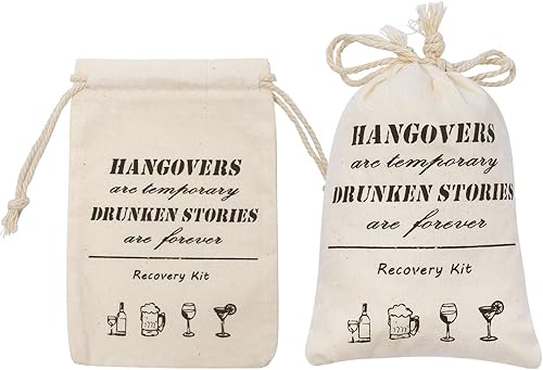 Miniatura 5 de Whaline Paquete de 20 bolsas de despedida de soltera con cordón de algodón para recuperación, bolsa de muselina para despedida de soltera, regalo de