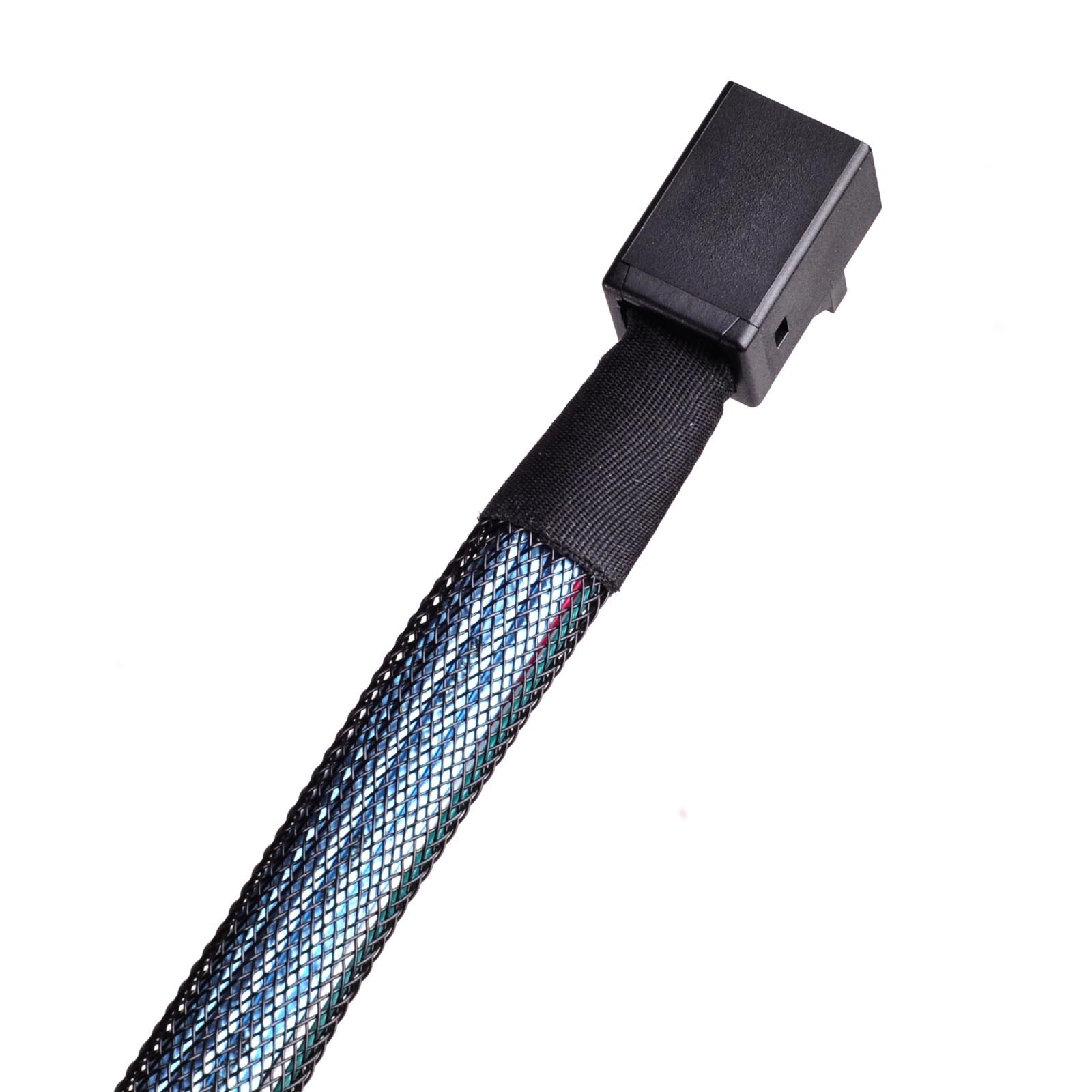 SilverStone SST-CPS04 – wewnętrzny kabel mini SAS HD z dwustronnymi wtyczkami SFF8643, obsługuje standard przemysłowy SAS 3.0, 50 cm