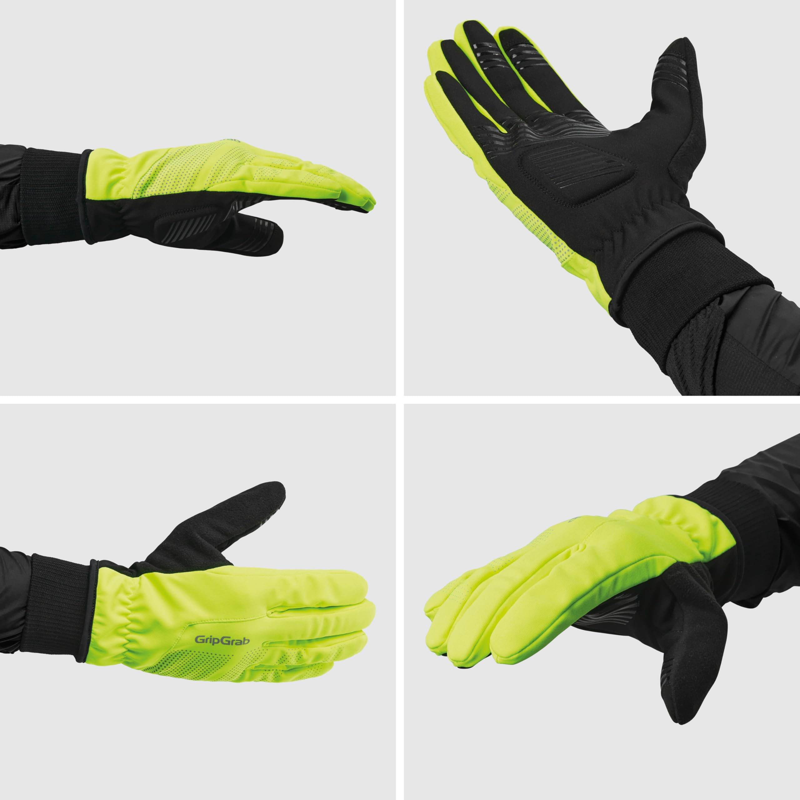 GripGrab Ride Winter Fahrradhandschuhe Winddichte Gefütterte Gepolsterte Rutschfeste Warme Thermo Radsporthandschuhe