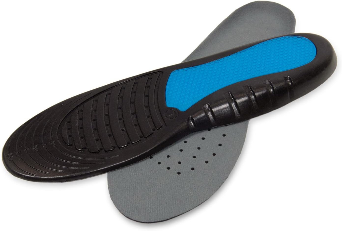 Trek Support Work Gel Insole Men, Size 8-14, 2 Pairs