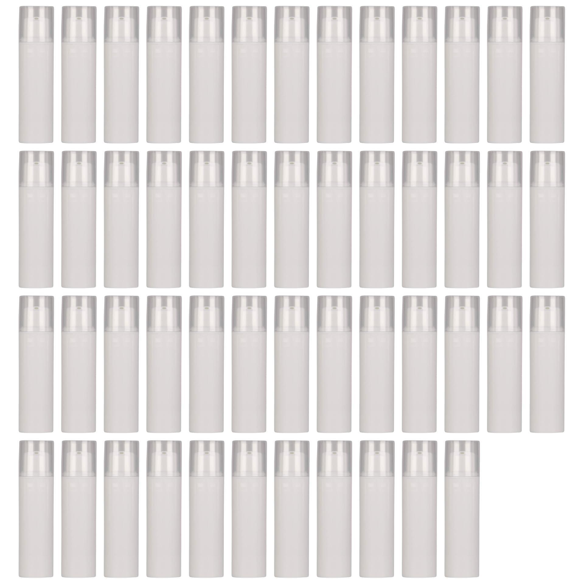 Airless dozownik Nano 10 ml zestaw PP biały 50 sztuk