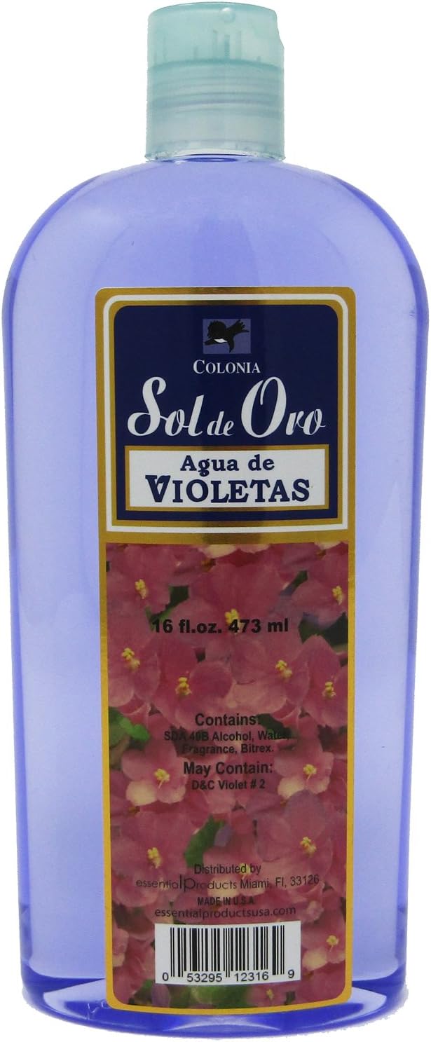 Sol de Oro Agua de Violetas 16oz