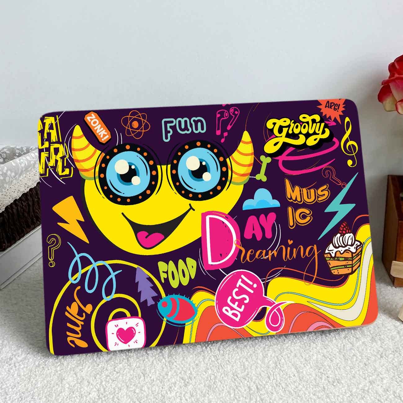 Kotart HD Printed Psychedelic Doodle Art Vinyl Laptop Skin/Skins for HP Dell Acer Asus Lenovo LG Apple and All Laptops Upto 15.6 Inch - Self Adhesive Laptop Stickers/Decals (B0B2N7K31M) Amazon Price History, Amazon Price Tracker