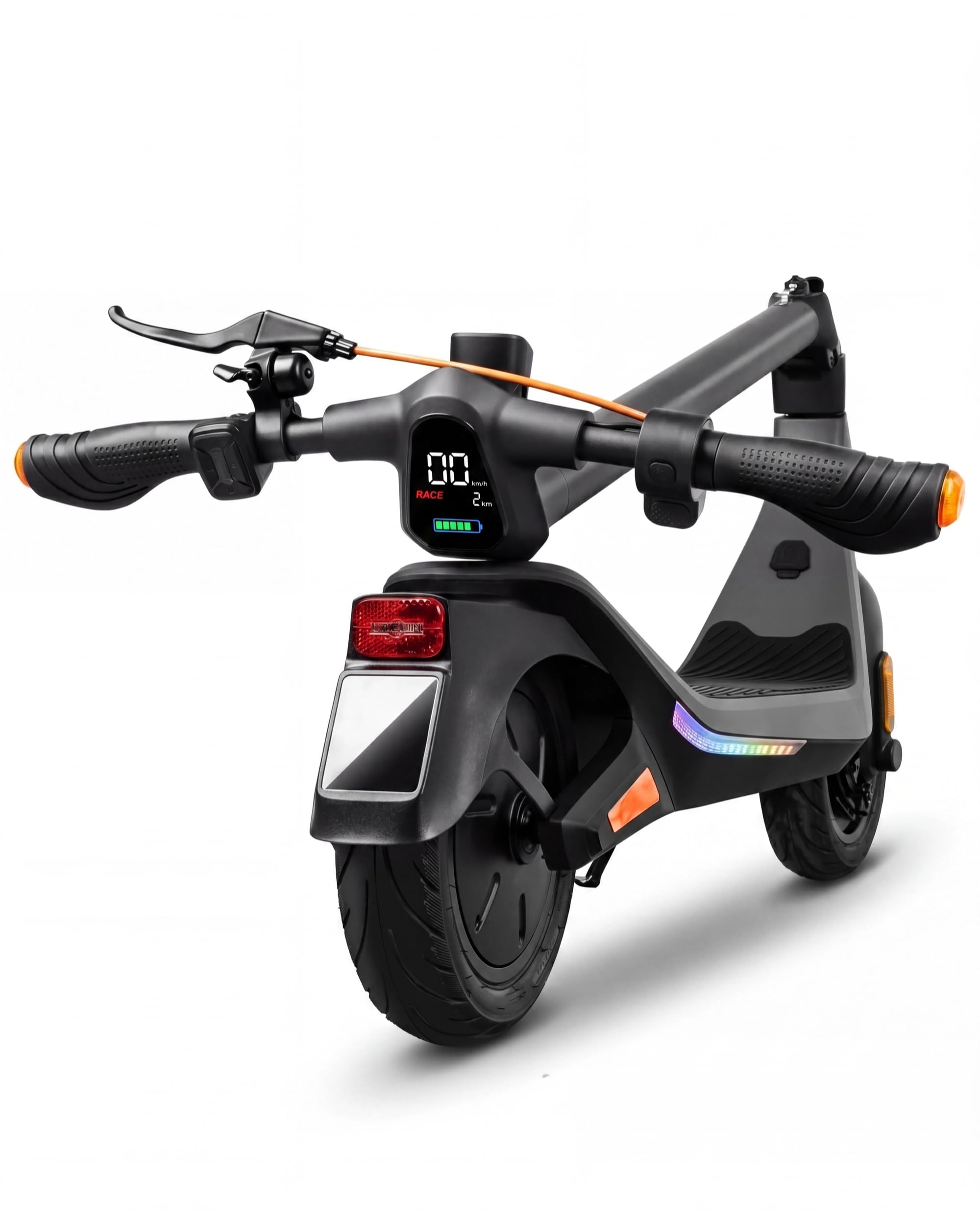 E-Scooter mit Deutscher Straßenzulassung R-Serie, Fingerabdrucksensor, 85 km Reichweite, 10,5 Zoll Schlauchlose Reifen, 180 kg maximale Zuladung, 45% Steigfähigkeit