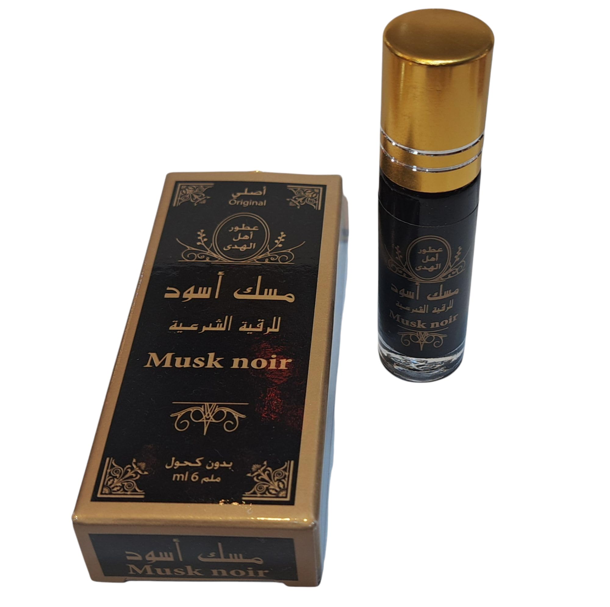 Aceite de Almizcle Negro de 6 ml, Perfume Árabe MUSK NEGRO