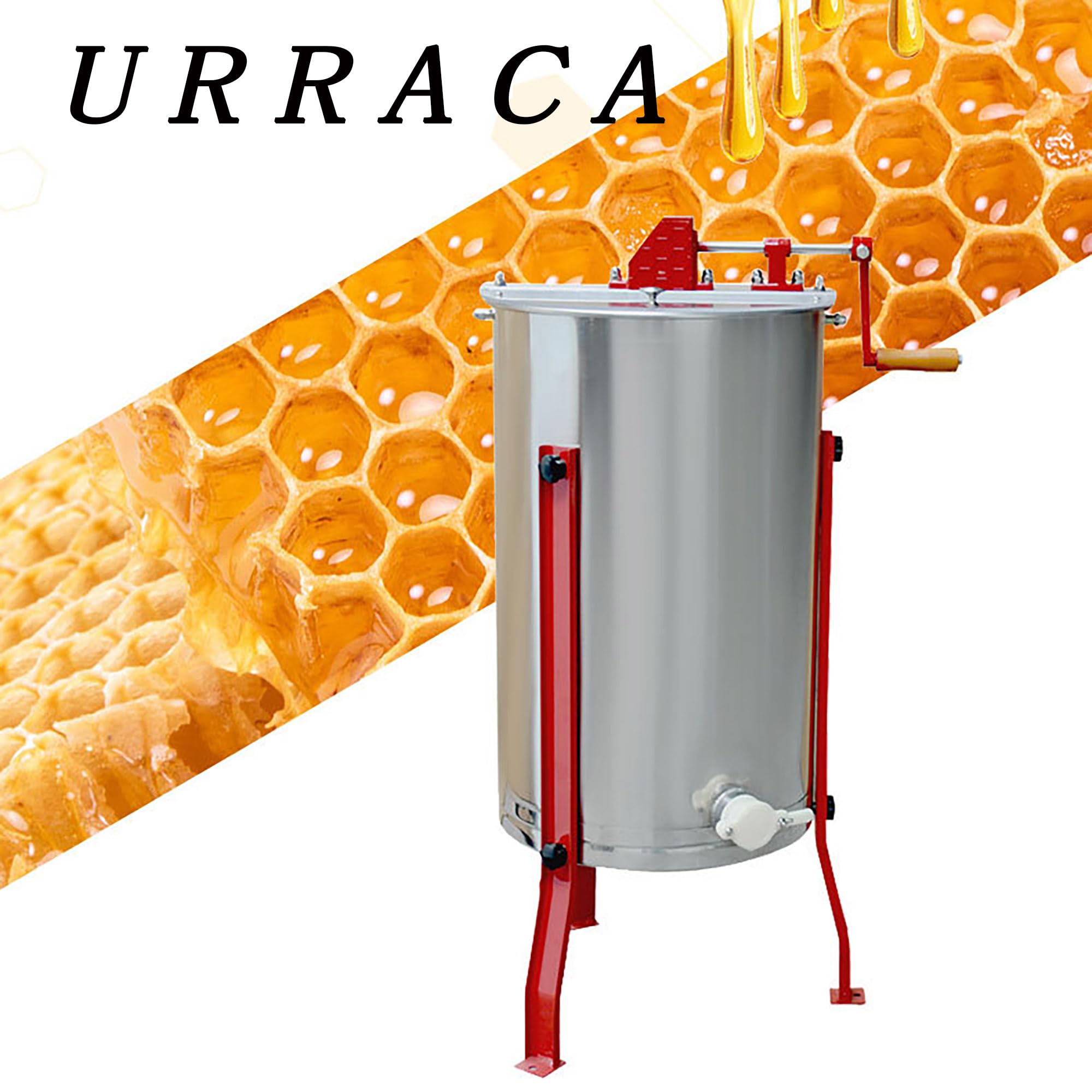 Amazon | 蜂蜜分離器 遠心分離機 手動蜂蜜抽出器 2フレーム ステンレス