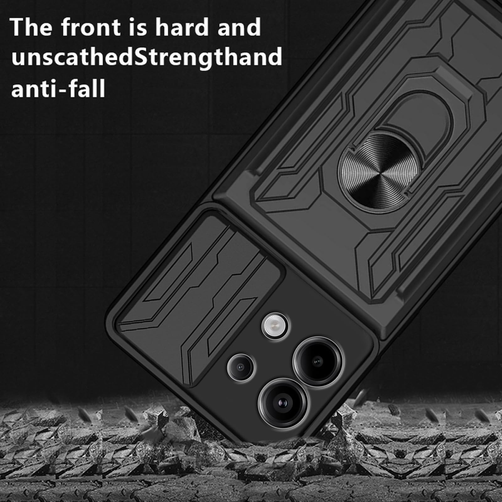 CAXKJE Custodia per Wiko T60 (6.58 Pollice) + Pellicola Vetro Temperato,Nero Cover Morbido Silicone Custodie TPU Cover,per T60 Antiurto Case - A21