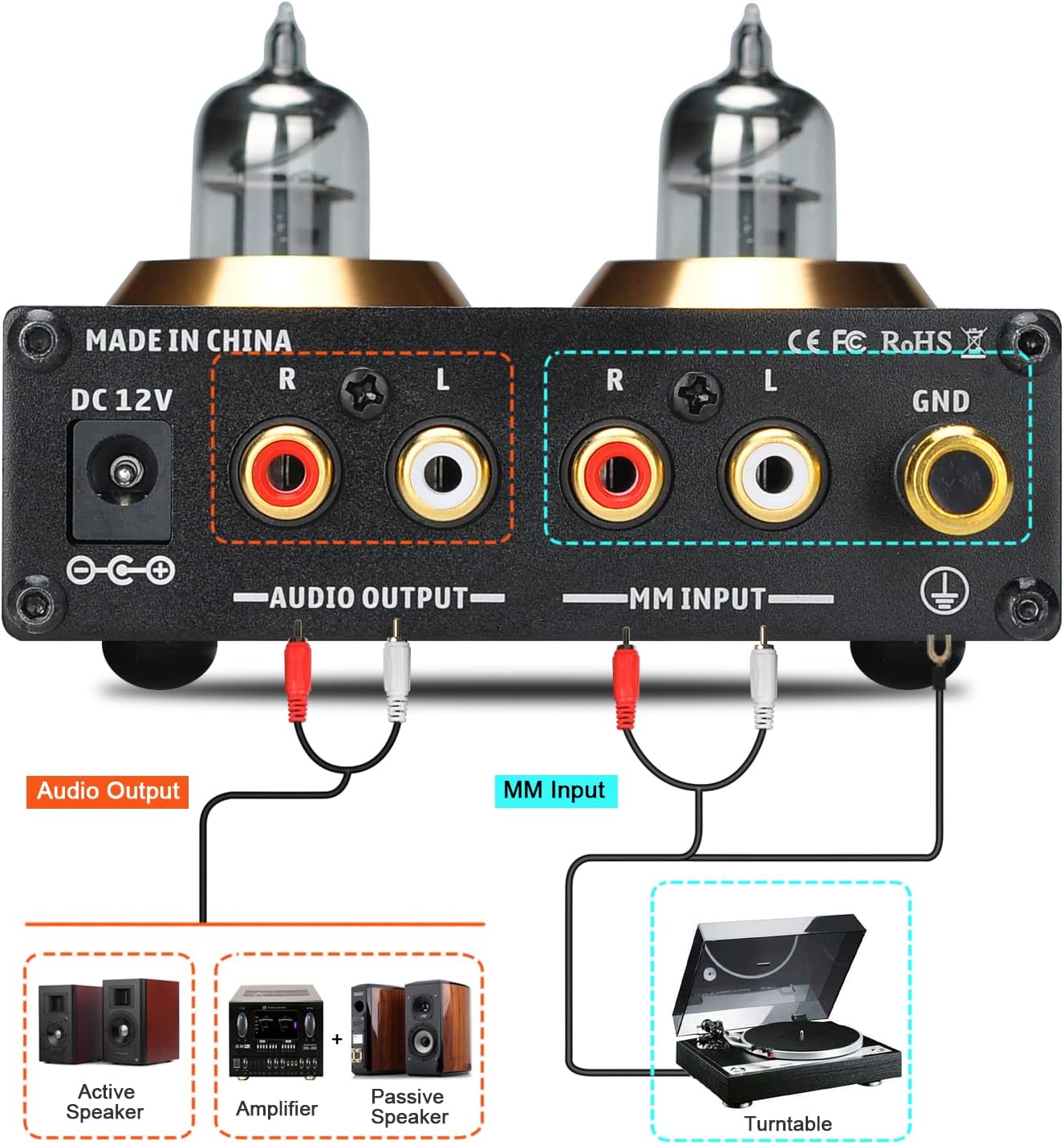 Flash Sale Buy 1 get 1 SUCA-AUDIO Phono Preamp for Turntable MM Phonograph Vacuum Tube Preamplifier with Gain Gear Mini Hi-Fi Stereo for Home Audio with DC 12V Power Supply Buy 2 get 3 SUCA-AUDIO Phono Preamp for Turntable MM Phonograph Vacuum Tube Preamplifier with Gain Gear Mini Hi-Fi Stereo for Home Audio with DC 12V Power Supply