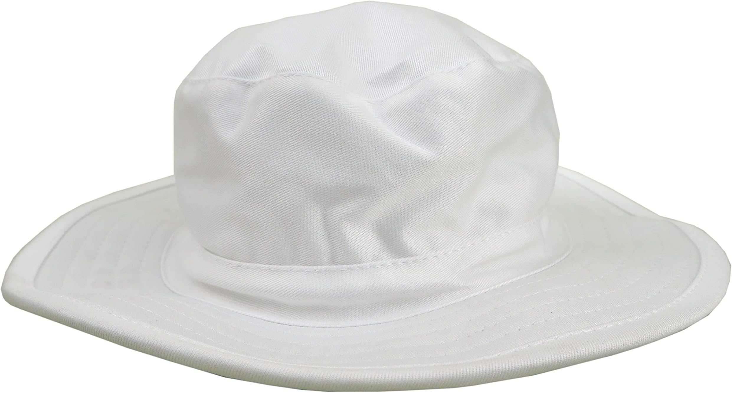 Panama Hats for Umpires, Players, and Fans-Trendy Options for Cricket Lovers,L- Size White SSTP
