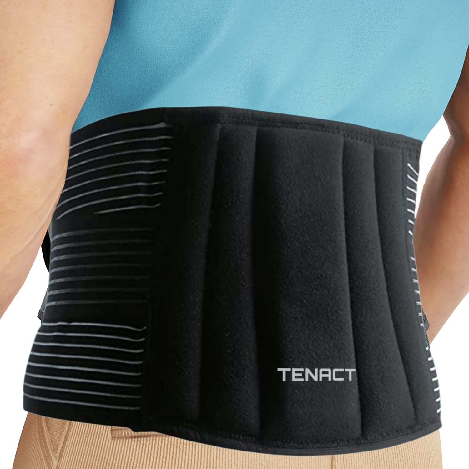TENACT Neoprene Lumbar Support Belt For Back Pain|Adjustable Compression Lower Back Pain Relief Belt For Women And Men|Lumbo Sacral Belt (Adjustable, Black) (M) (B0CG6M4LPP) Amazon Price History, Amazon Price Tracker