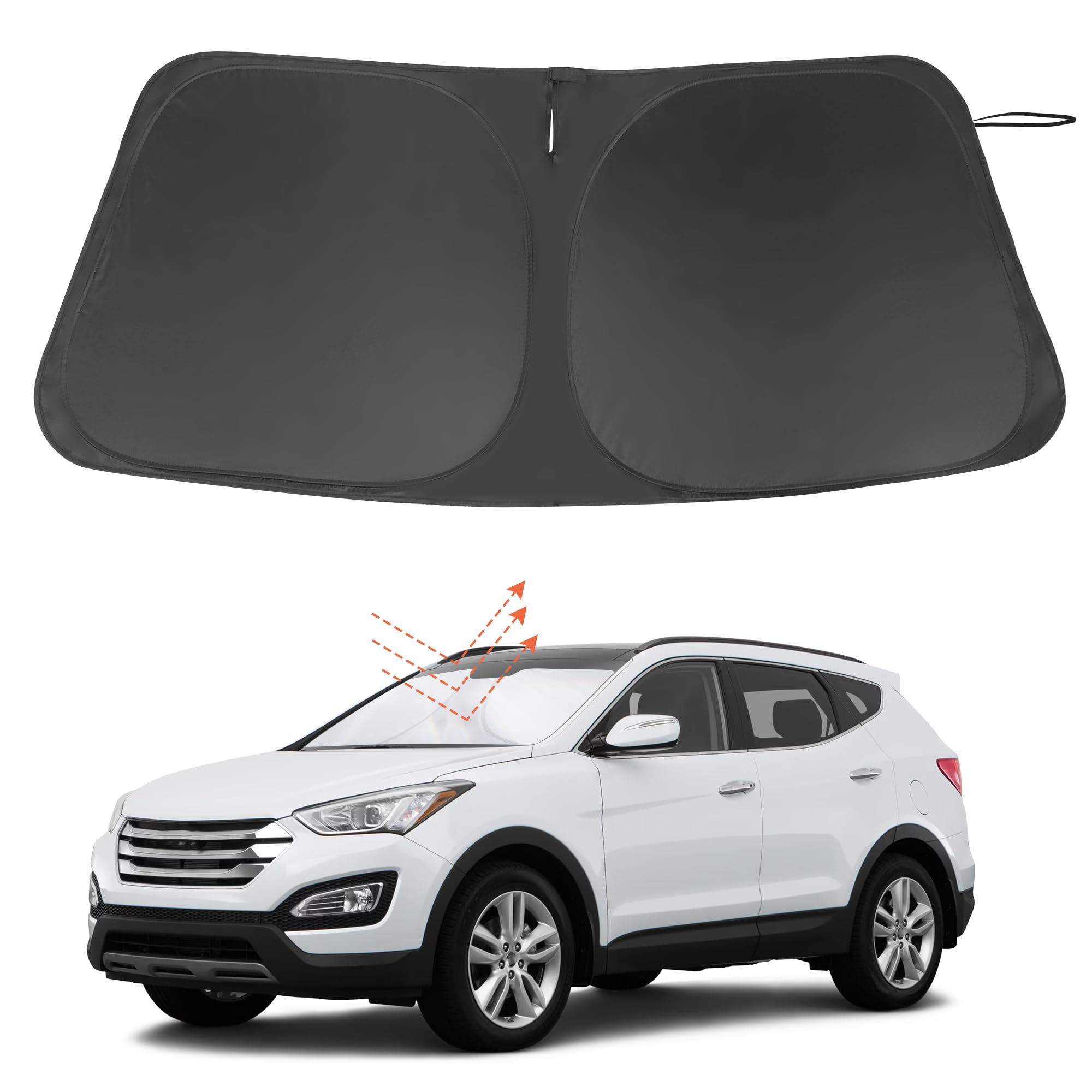 Windshield Sun Shade for 2013-2018 Hyundai Santa Fe Accessories
