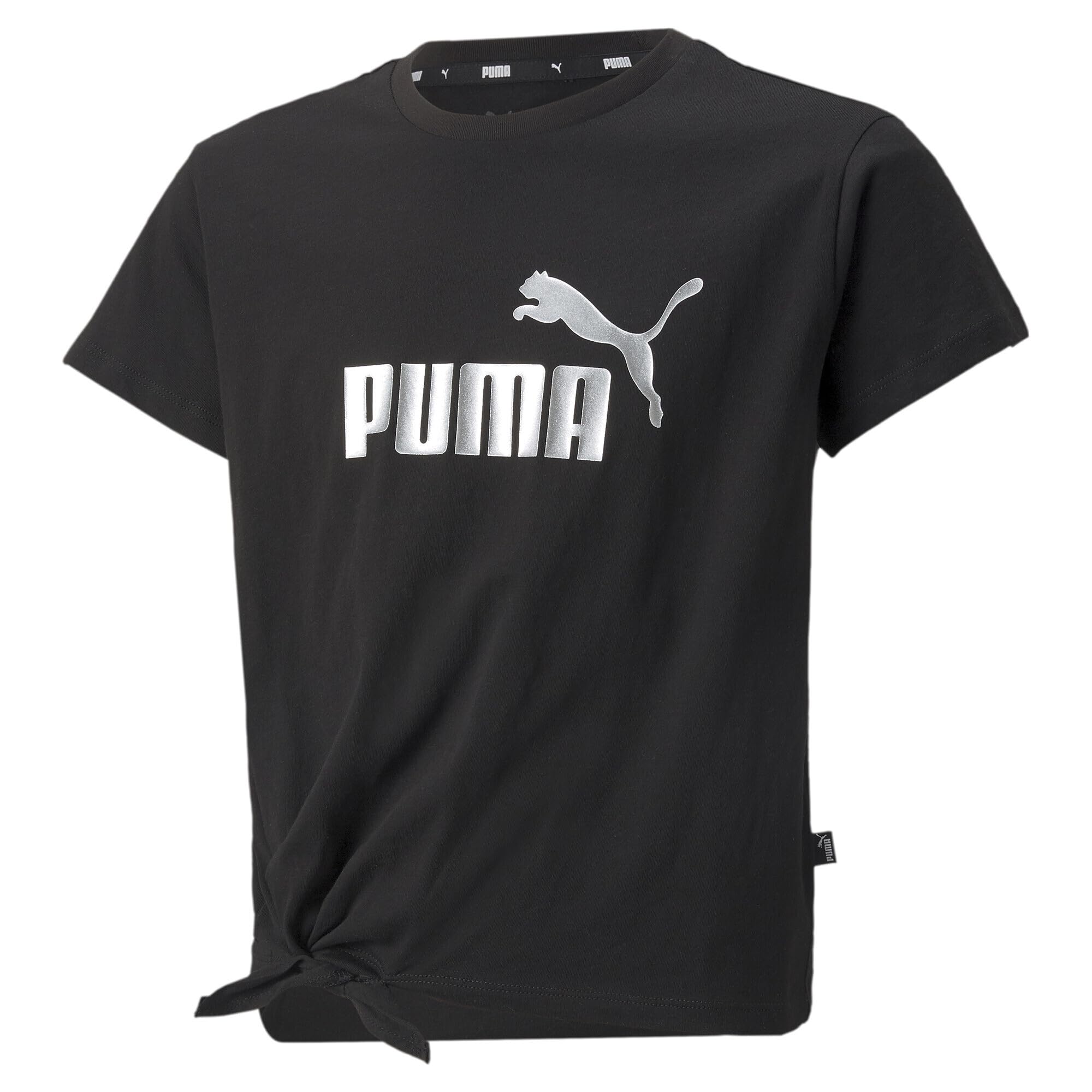 ESS+ Logo Knotted Tee G Puma Black