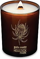 Vista 33 de Hemlock Park Vela de mecha de madera ámbar y dorada hecha a mano con cera de coco natural (estándar de 7.2 onzas, ámbar)
