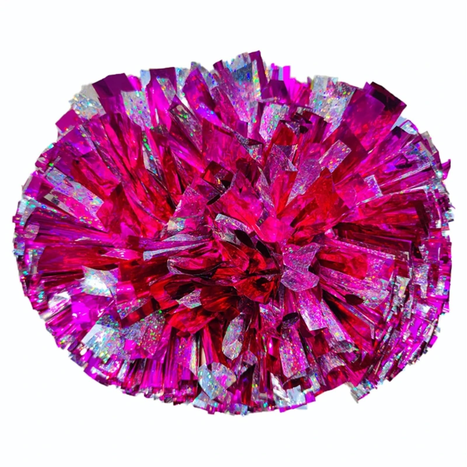 ZWCSHUU Cheerleader Pom Poms 1pc 32cm Dazzling Cheering Pompoms Sports Game Pom Poms Cheerleading Flower Ball Vocal Concert Dance Party Decorator(Color9)