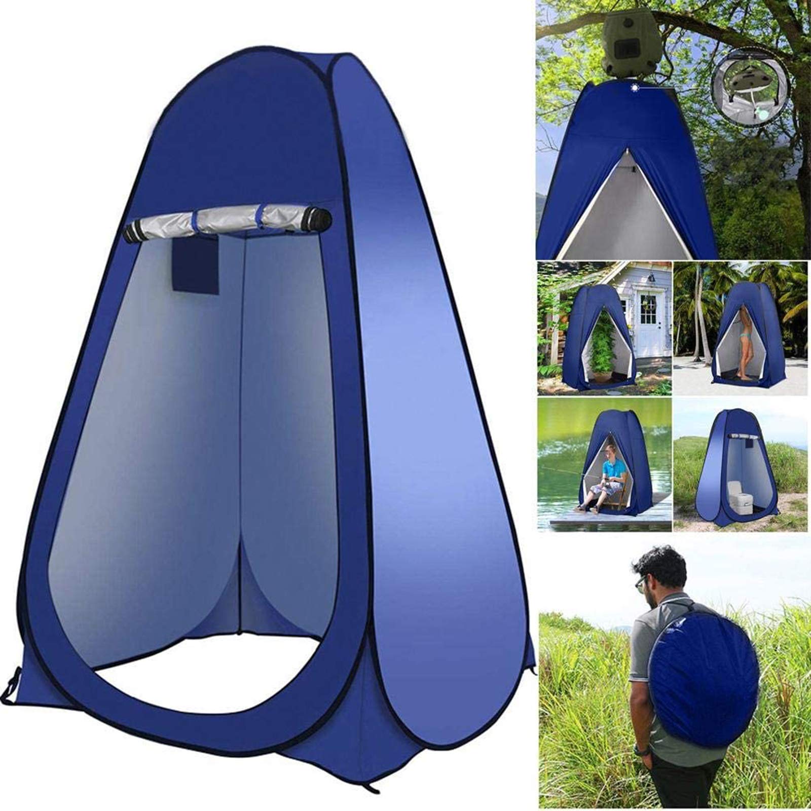 Sumsoctober Pop-Up Sichtschutzzelt 100x100x180cm - Outdoor Dusche & Umkleide