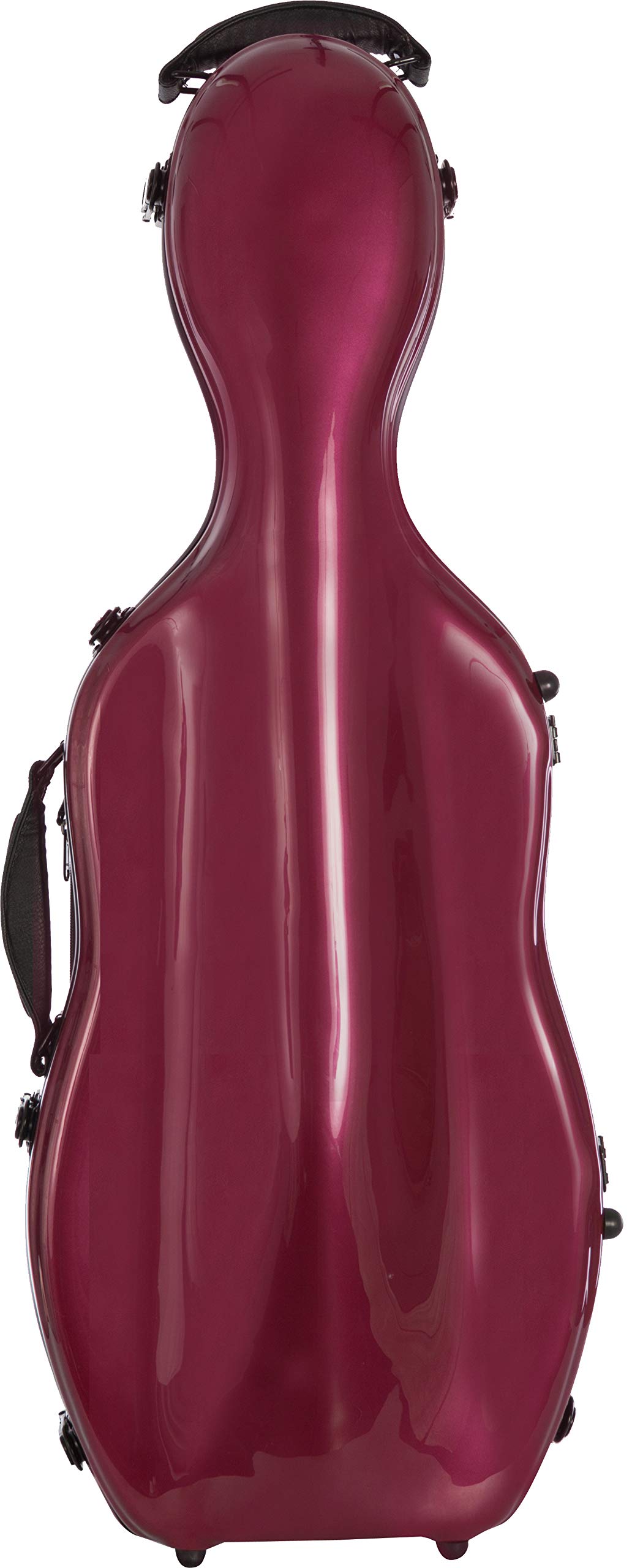 M-Case Étui pour Alto Fiberglass 38-43 Ultra Light Bordeaux Brillant Sac à Musique