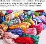 Broderie Échevins de soie 50 Couleurs Bracelet d'amitié Making Kit Cross Stitch Fils Kit Broderie Bracelet Chaîne