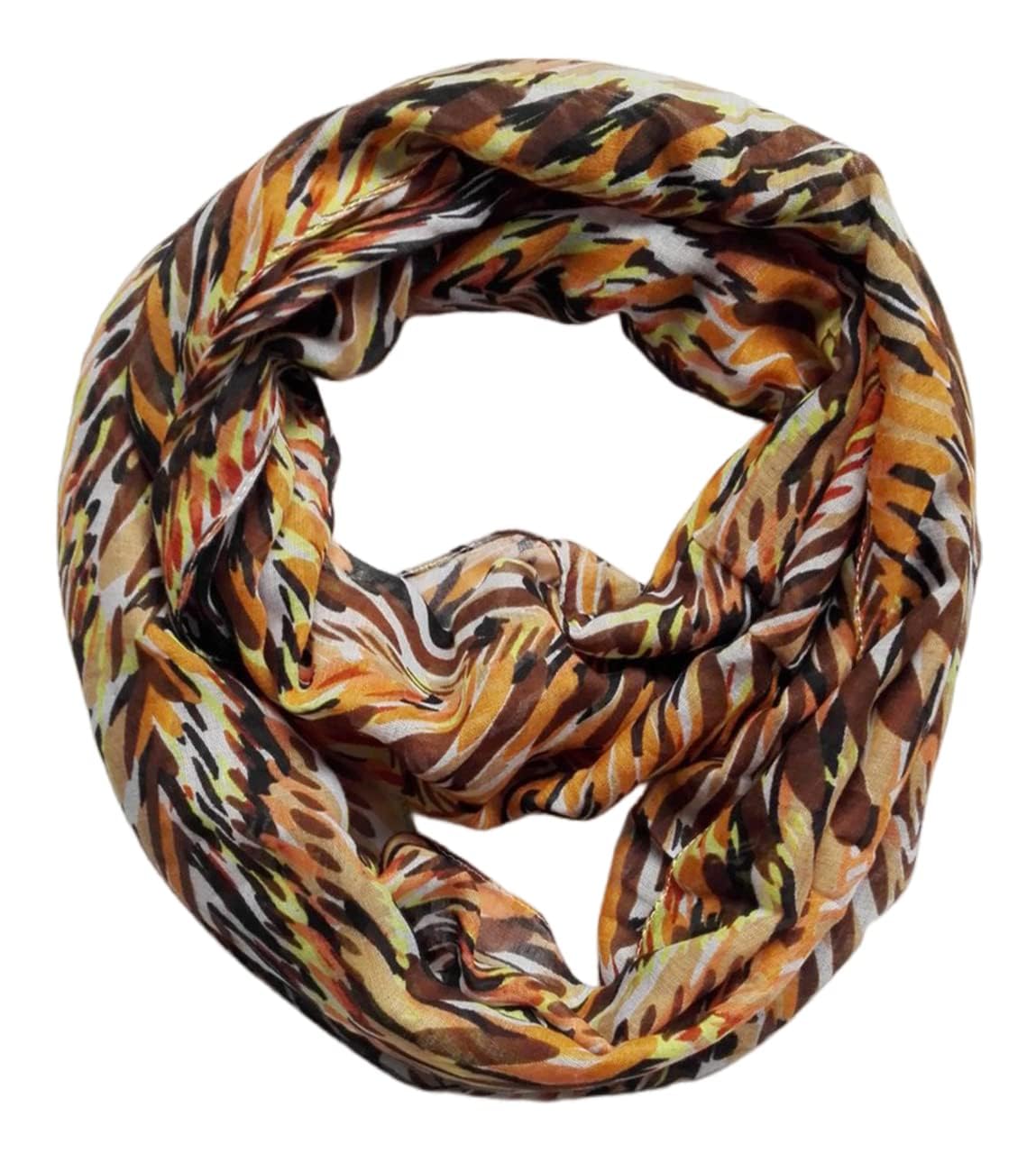 FAIRYGATE Damen Schal Frühling Loop Schal leicht und seidig Schlauchschal Tuch Unisex