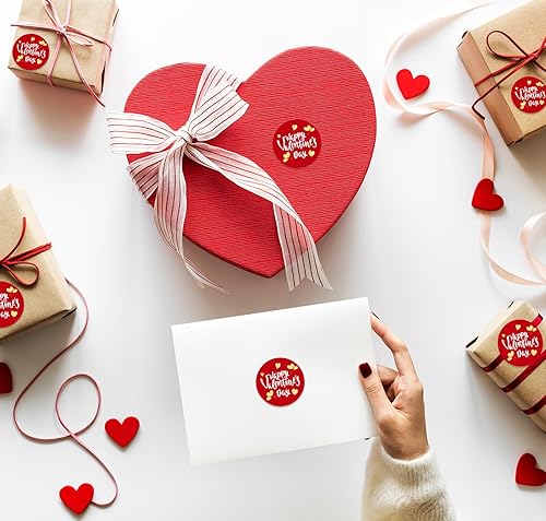 Miniatura 4 de JUESMOS Etiquetas adhesivas para el día de San Valentín, etiquetas de regalo para el día de San Valentín, etiquetas de San Valentín de 1.5 pulgadas,