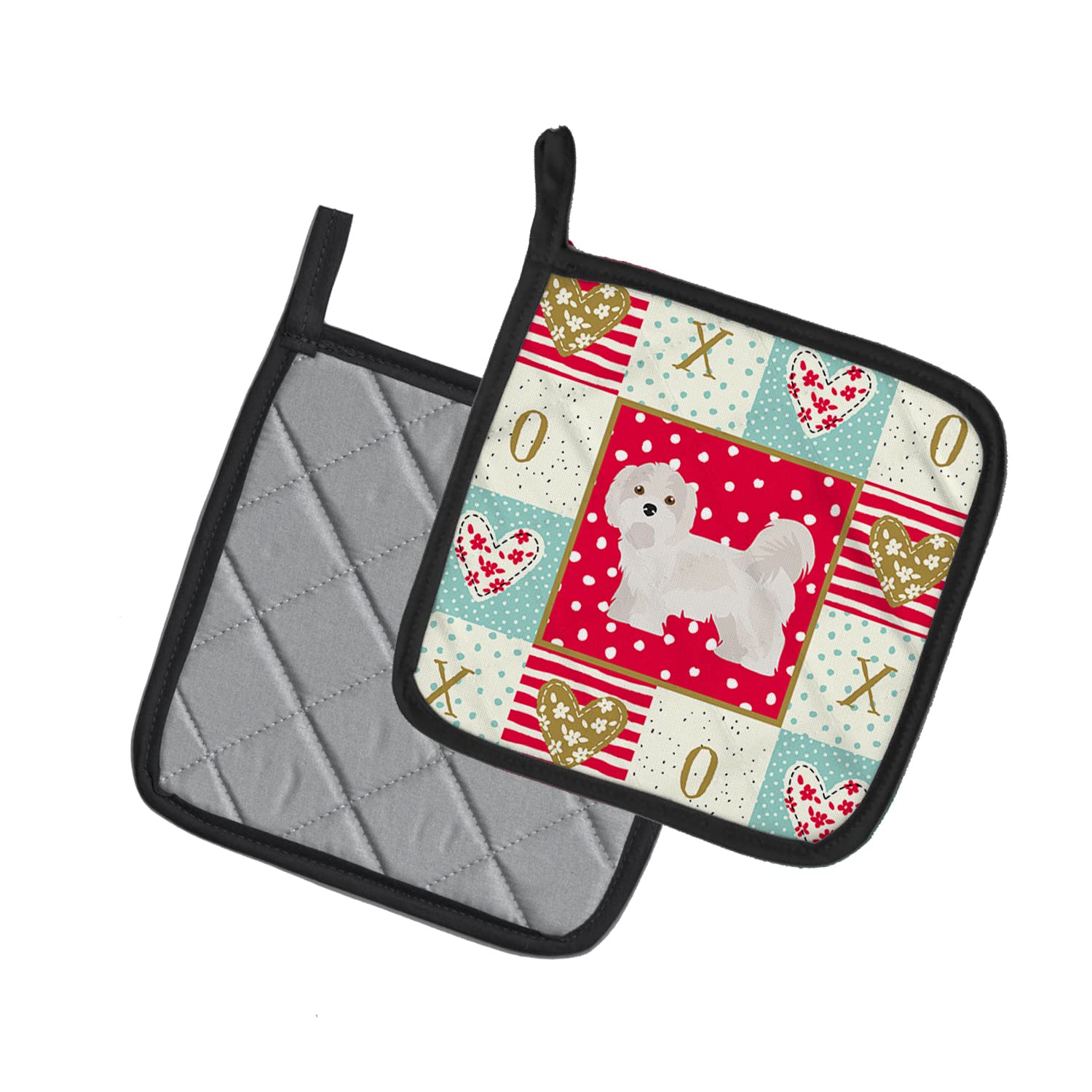 Caroline's Treasures CK5855PTHD KYI-Leo Love Topflappen, 7,5HX7,5W, Mehrfarbig