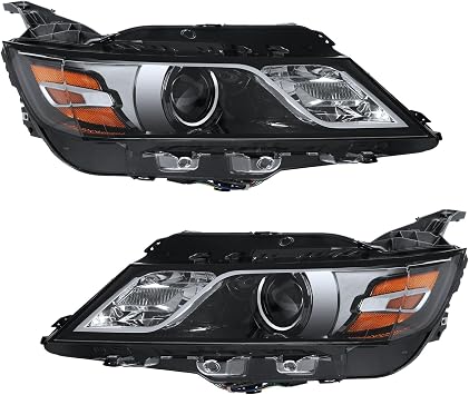 Wildwolf Headlight Assembly for Chevrolet Impala 2015-2018, OEM 23405242 23405239, Replacement for chevy LED HID Headlamp Part A pair of left and right