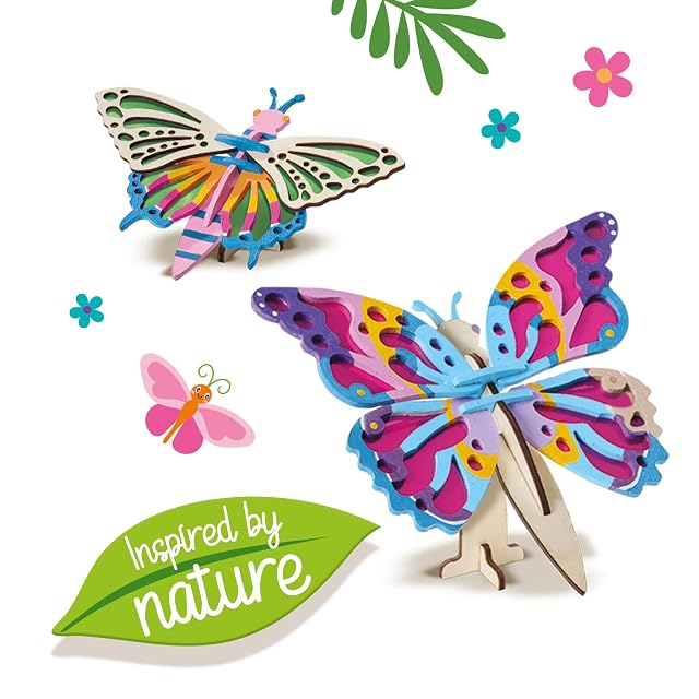 Foto 3 de 5 de SES Creative- Decora Mariposas de Madera - Inspired by Nature (14035)